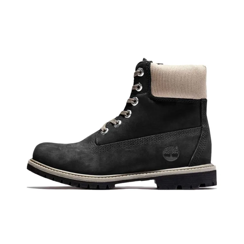 Timberland Premium 6 Inch Waterproof Boot 'Black Nubuck' Women's-0