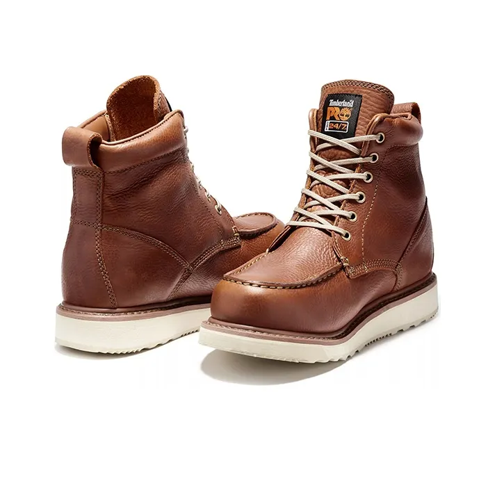 Timberland Wedge 6 Inch Work Boots 'Brown'-3