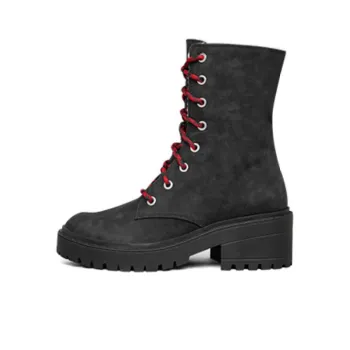 Skechers Modern Comfort Winter High Top Martin Boots Black Women's