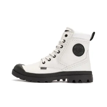 Palladium Pampa Martin Boots Women's High Top White