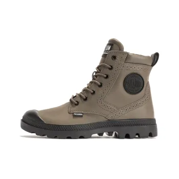 Palladium Pampa London Lth Martin Boot Women's Dark Umber
