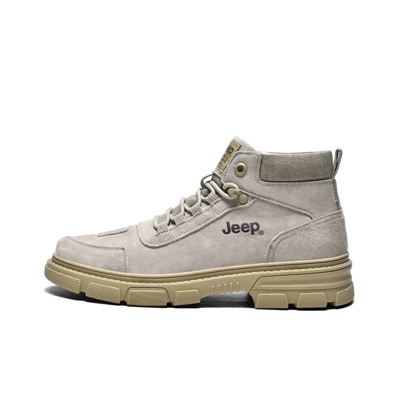 Jeep Martin Boots Men Sand-0