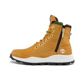 Timberland Brooklyn Side Zip Sneaker Wide Fit Boot 'Wheat Nubuck With Camouflage'
