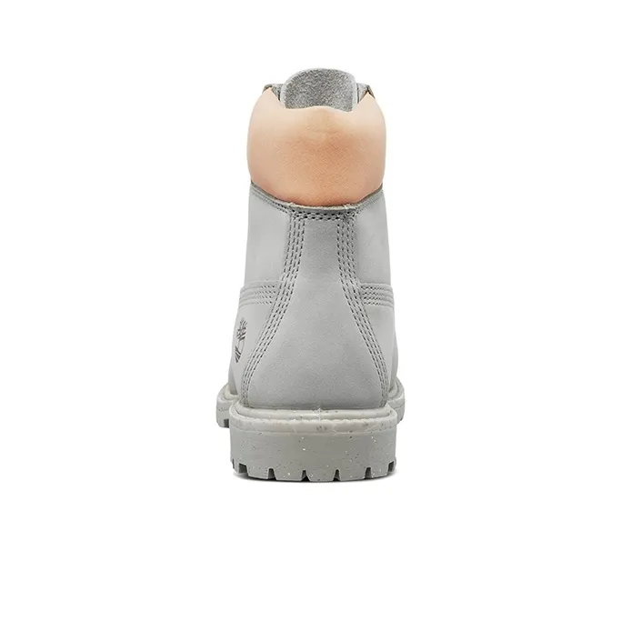 Timberland 6 Inch Premium Leather Boots 'Light Grey' Women's-3