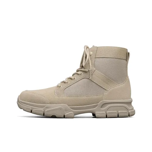 Skechers Martin Boots Women's Mid-Top Natural