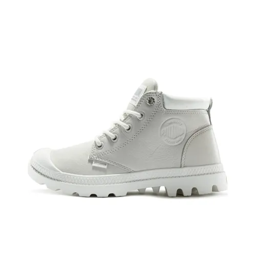 Palladium Pampa Martin Boots Women's High-Top White