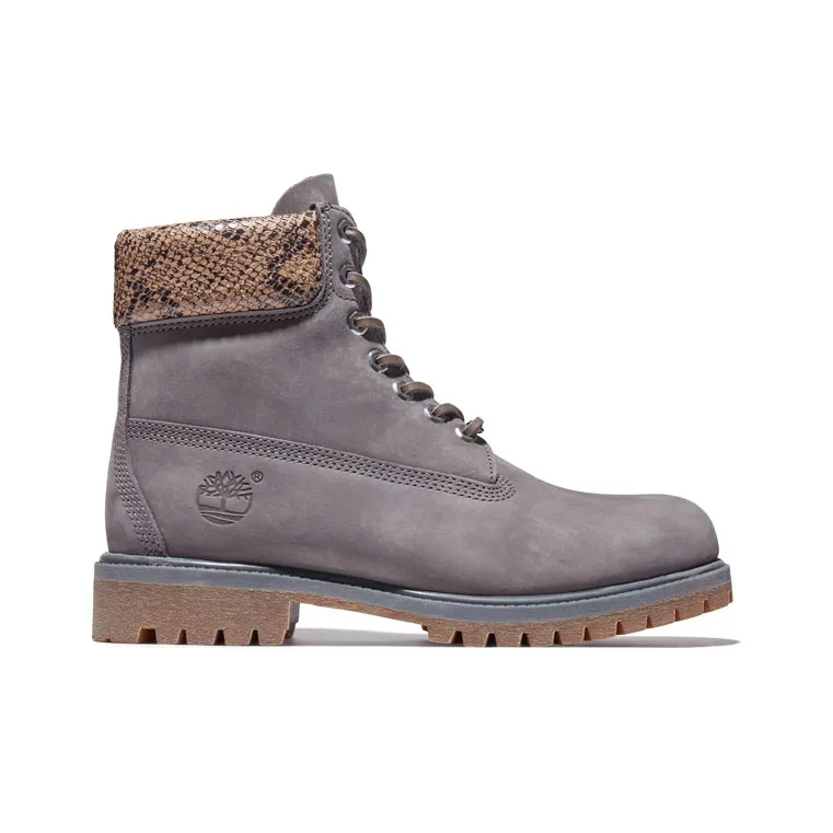 Timberland Inch Safari Python Short Martin Boot Men's Gray Purple-1