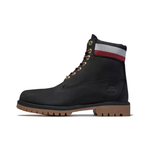 Timberland 6 Inch Heritage Black Red