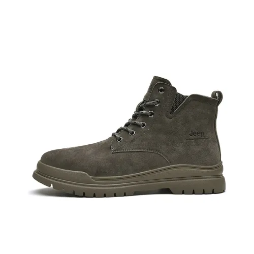 Jeep Martin Boots Men Dark Gray