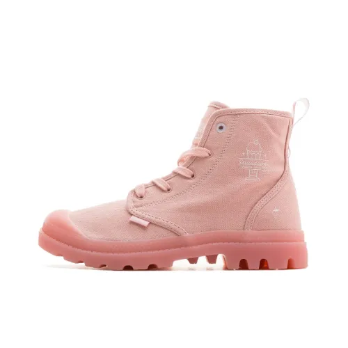 Palladium Pampa Martin Boots Women's High-Top Light Pink