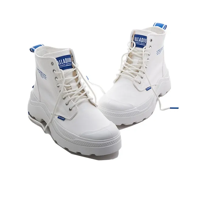 Palladium Pallakix Hi Dare Safe Ankle Length Martin Boot Unisex Ecru-2