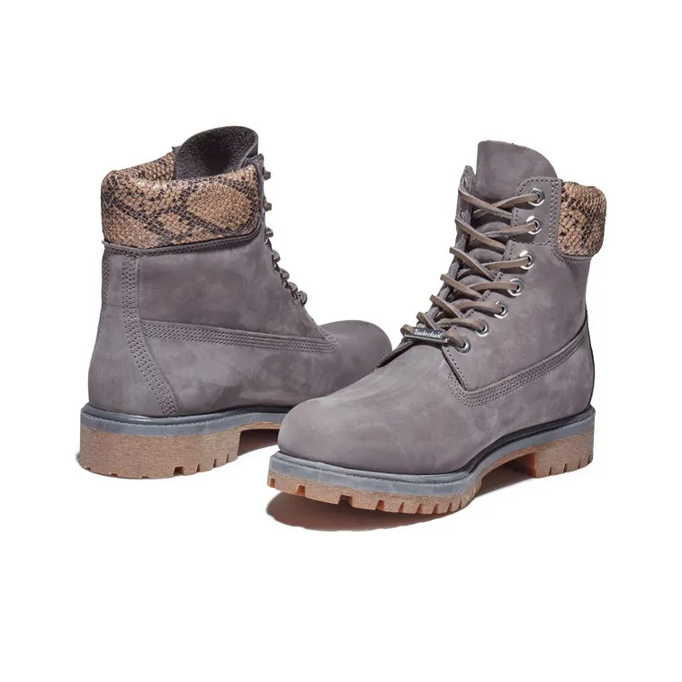 Timberland Inch Safari Python Short Martin Boot Men's Gray Purple-3