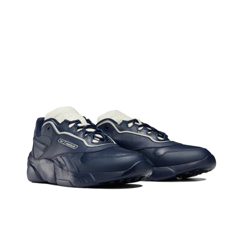Reebok Premier Classic Leather Stylish Wear Resistant Sports Navy Blue-2