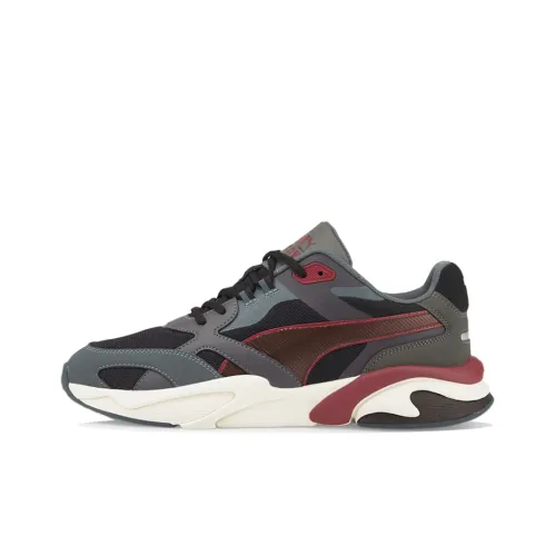 PUMA X-Ray Millenium Casual Shoes Men Low-Top Black/Gray/Red