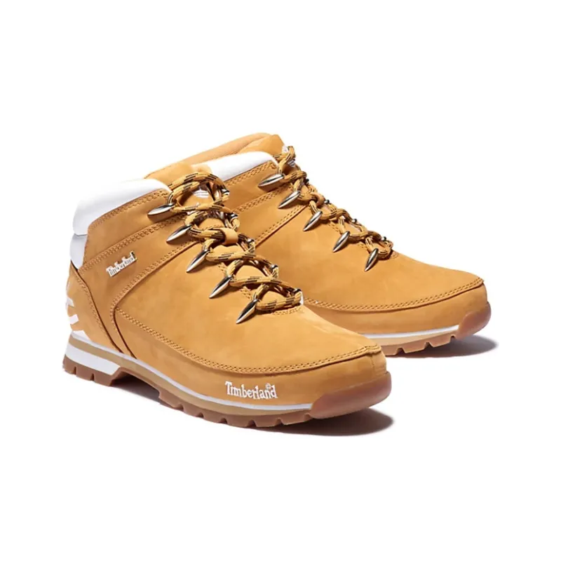 Timberland Euro Sprint Hiking / Trekking Shoes Men Mid-Top Yellow/White-2
