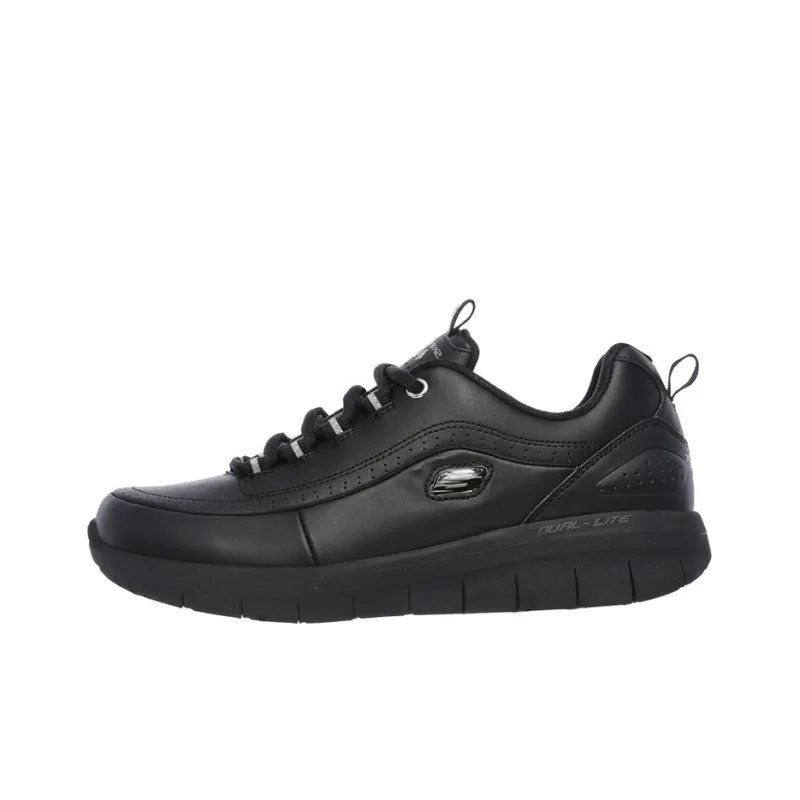 Skechers Synergy Casual Shoes Women's Low-Top Pure Black-0