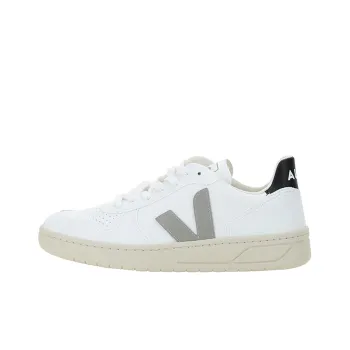 VEJA V-10 Stylish Skateboarding Shoes Women's White Gray