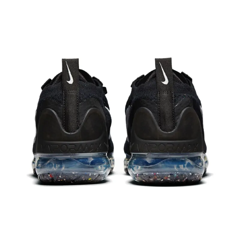 Nike Air VaporMax 2021 Fk Black Metallic Silver Women's-4