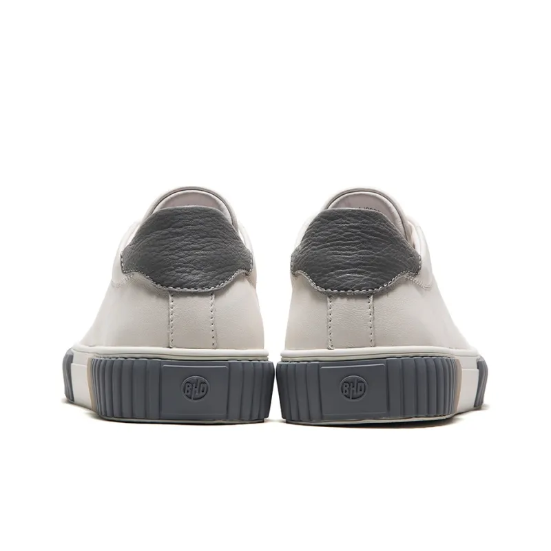 Anthony Miles Stylish Skateboarding Shoes Men's White Gray-4