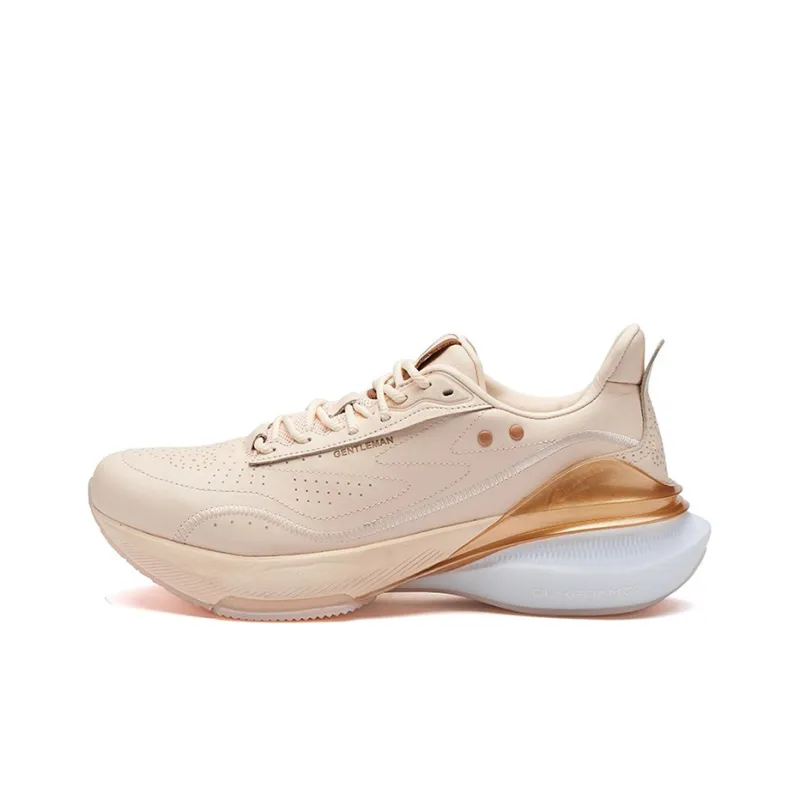 361° Cushioned Wear Resistant Breathable Lightweight Low Top Casual Running Shoes Men's Rose Gold-0