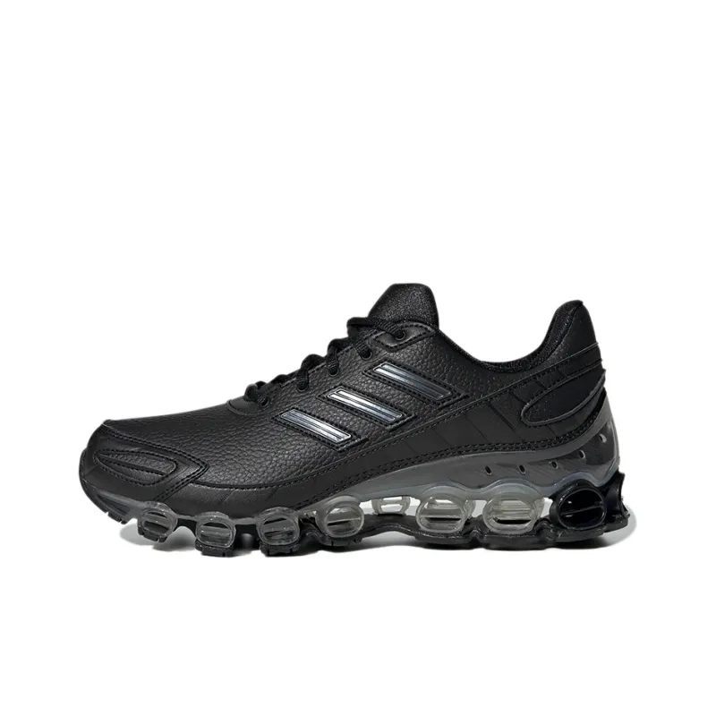 Adidas Microbounce Slip-Resistant Cushioning Low-Top Running Shoes Men's Bright Black-0