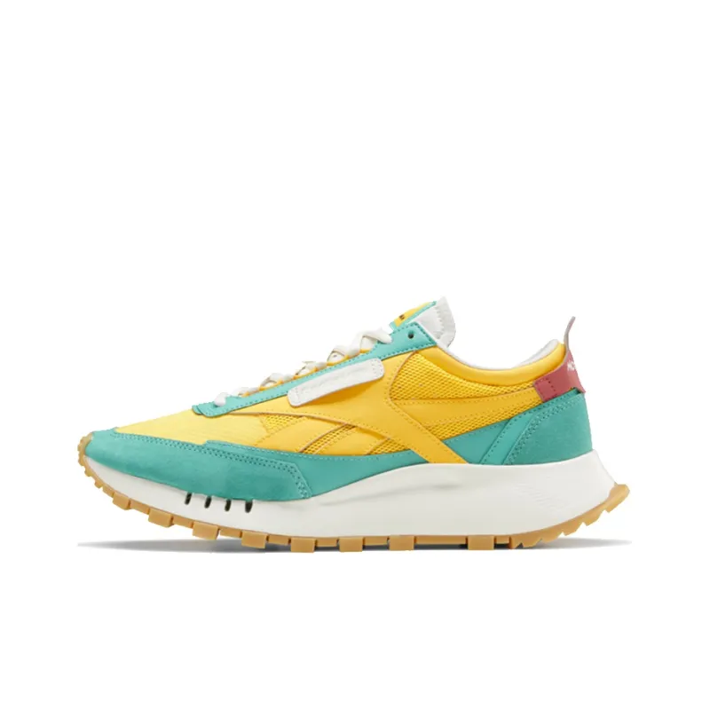 Reebok Kakao X Reebok Unisex Classic Legacy Running Shoes Yellow/Green-0