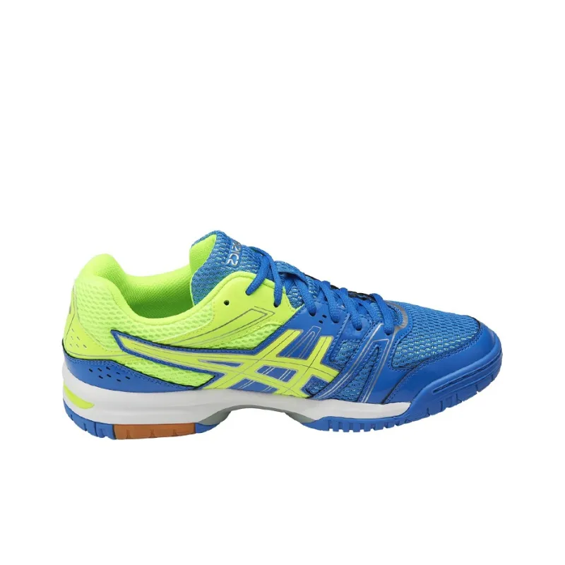 Asics Gel-Rocket 7 Running Shoes Men Low-Top Blue/Yellow-1