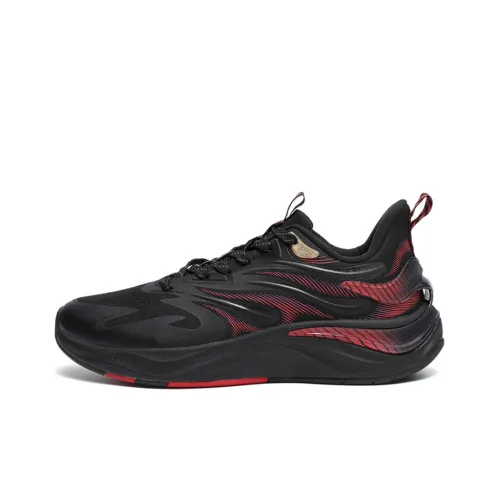 XTEP Wind & Fire 25 Running Shoes Men Low-Top Black/Red