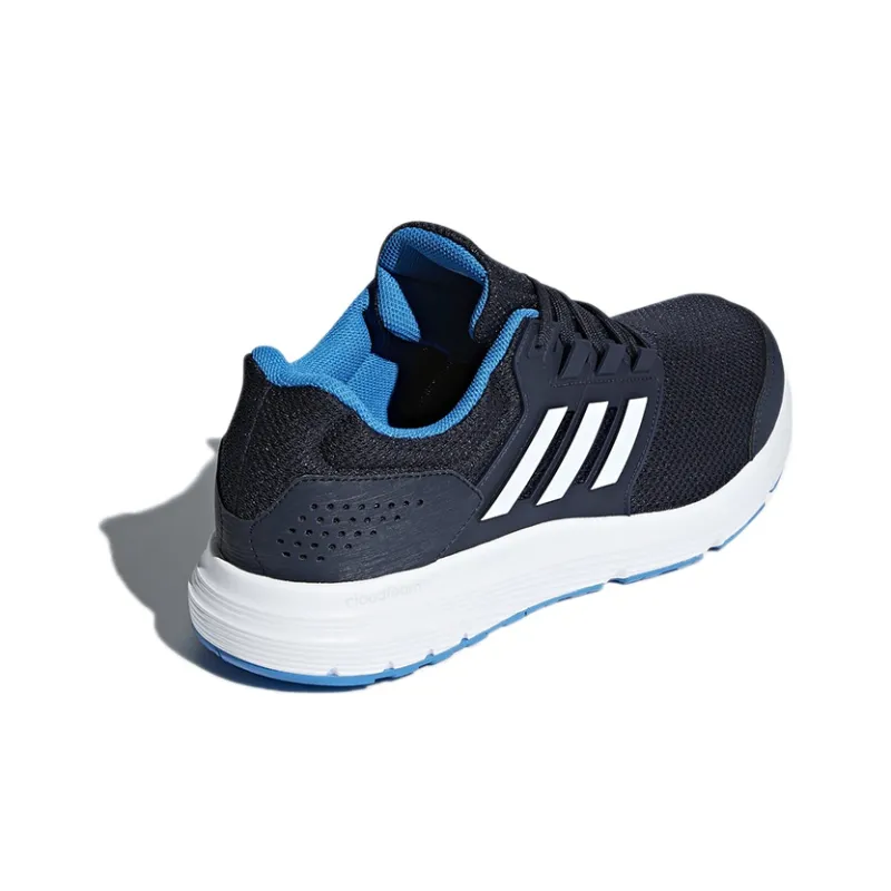 Adidas Galaxy 4 Wear-Resistant Low-Top Running Shoes Men's Navy Blue-3