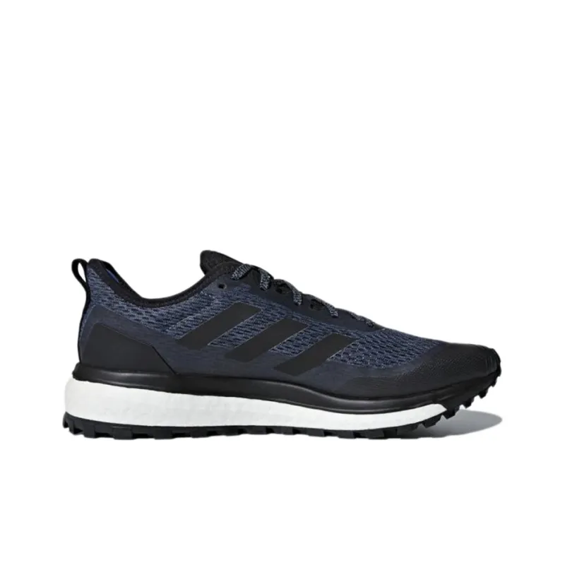 Adidas Response Trail Slip-Resistant Low-Top Running Shoes Men's Blue Black-1