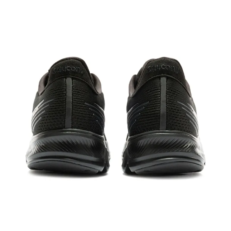 Saucony Ride Yutu 14 Cushioned Wear-Resistant Support Low-Top Training Running Shoes Men's Black-3