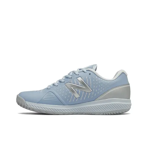 New Balance NB 796 Tennis Shoes Women's Low-Top Light Blue/Silver