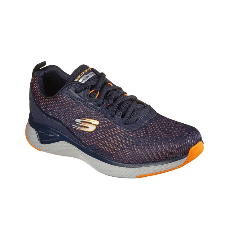 Skechers Solar Fuse Cushioning Anti-Slip And Wear-Resistant Low-Top Running Shoes Men's Dark Blue-2