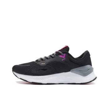 LiNing YueYing Element Cushioning Anti Slip And Wear Resistant Low Top Running Shoes Black Purple
