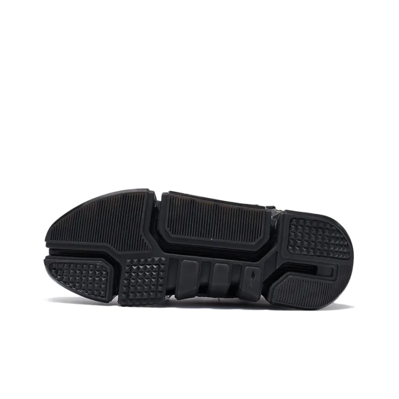 LiNing Casual Shoes Men Low Top Black-4