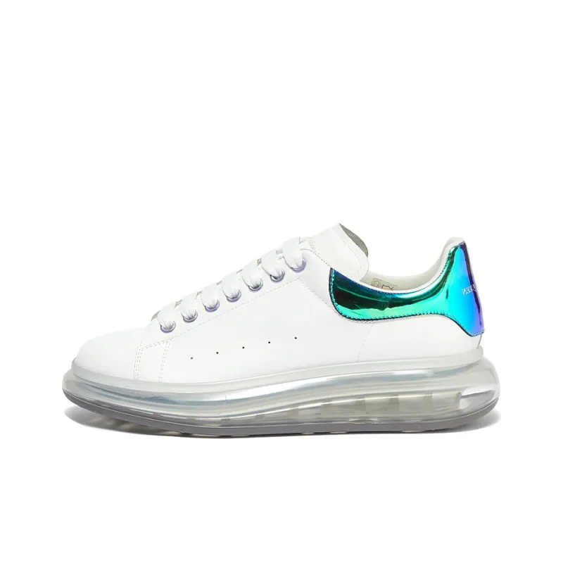Alexander McQueen Stylish Skateboarding Shoes Men's Dazzling Color Green-0