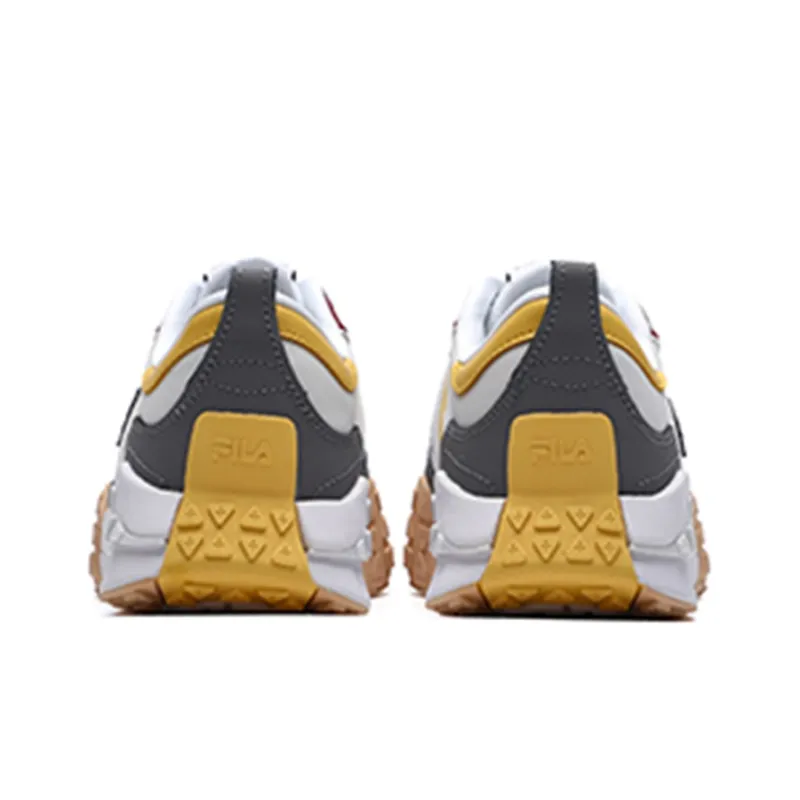 FILA Brick Cushioning Anti Slip And Wear Resistant Low Top Casual Shoes Women's Gray-3