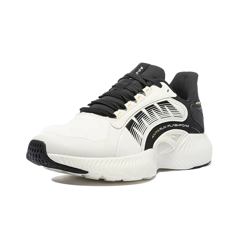 Anta Running Collection Low Top Running Shoes Men's White Black-2