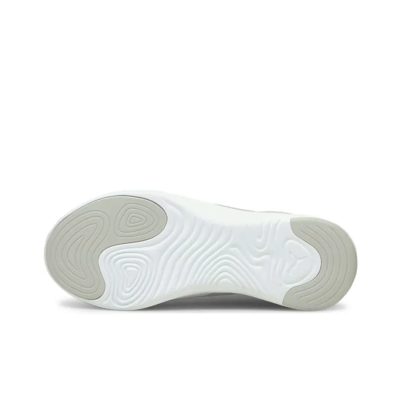 PUMA Axelion LS Cushioned Wear-Resistant Lightweight Mid-Top Running Shoes Women's Gray White-4