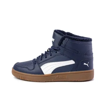 PUMA Rebound Layup Skateboard Shoes Men High-Top Blue