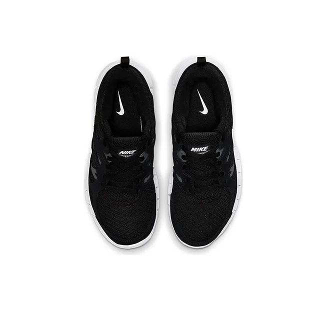 Nike Free Run 2 (GS) Sports Running Shoes Black/White Female-3