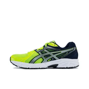 Asics Gel-Contend 2 Anti-Slip Wear-Resistant Low-Top Running Shoes Men's Neon Yellow Silver