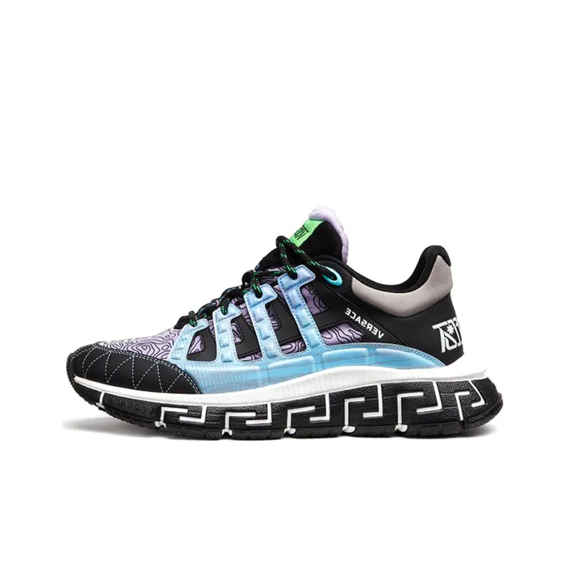 VERSACE Trigreca Milan Black Blue Purple 42.5 - Cheap Rcj Jordan 