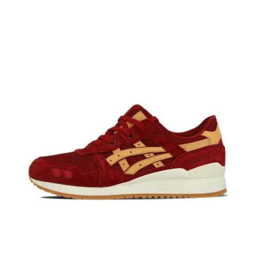 Asics Gel-Lyte 3 Running Shoes Unisex Low-Top Burgundy