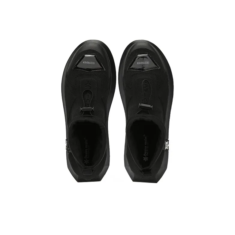 NORVINCY Stylish Skateboarding Shoes Unisex Black-2
