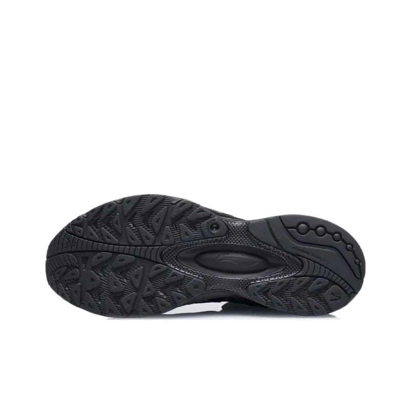 LiNing V8 Cushioning, Wear Resistant Low Top Running Shoes Men's Black-4