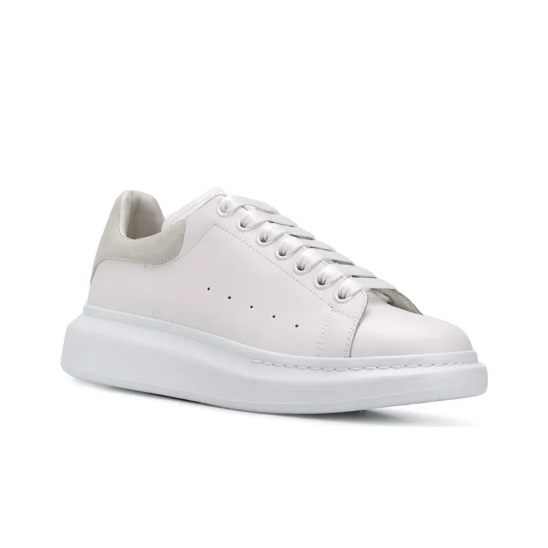 Alexander McQueen Oversized Sneaker 'White Grey Suede'-2