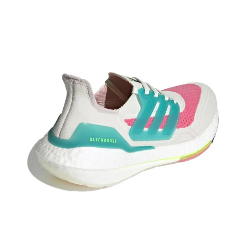 Adidas Ultra Boost 21 White Tint Rose Tone Women's-3