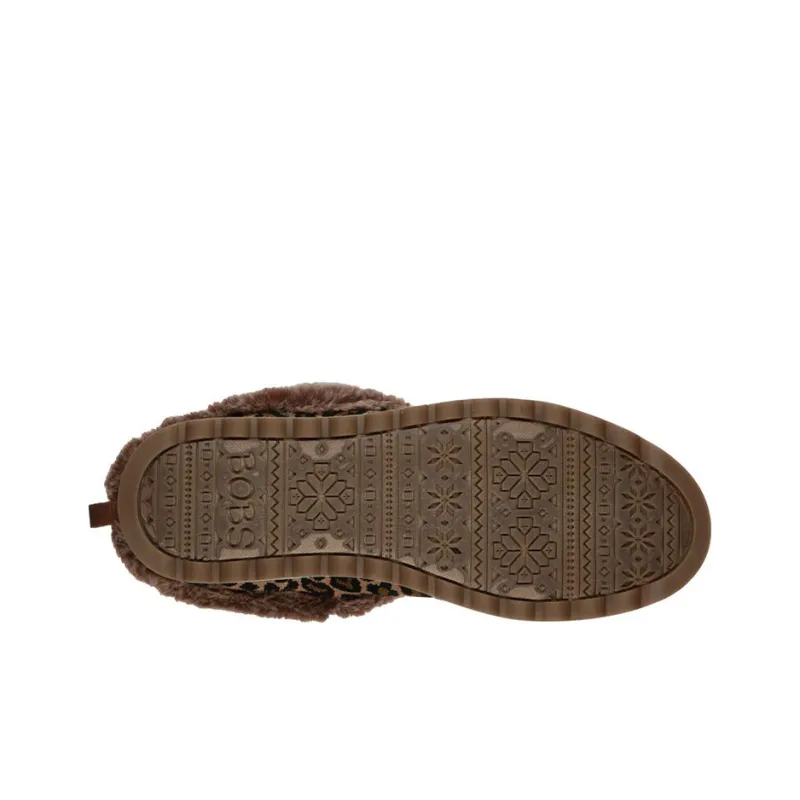 Skechers Bobs Casual Shoes Women's Low-Top Leopard Print-3
