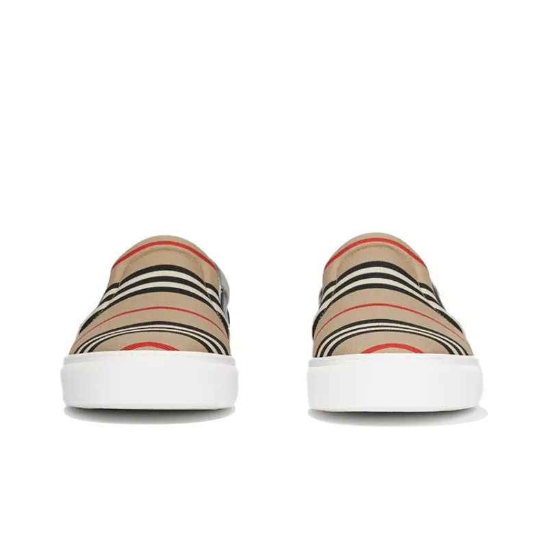 Burberry Vintage Stylish Skateboarding Shoes Men's Archive Beige-2
